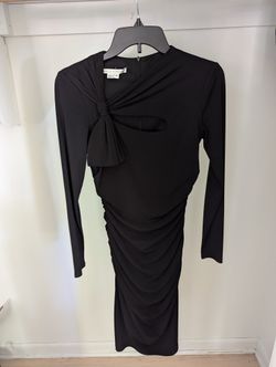 Women's Maggy London Black Stretchy Knee Length Dress Size 4