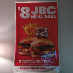 Wendy's JBC Meal Poster