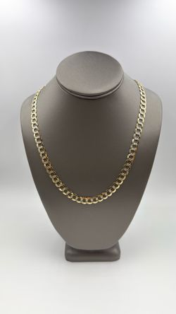 14KT YELLOW GOLD 24” CURB LINK CHAIN 36.8GR