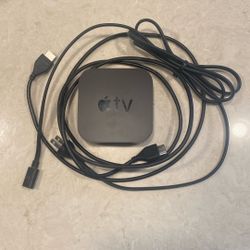 Apple TV HD 4th Generation Black Model A1625 No Remote Control