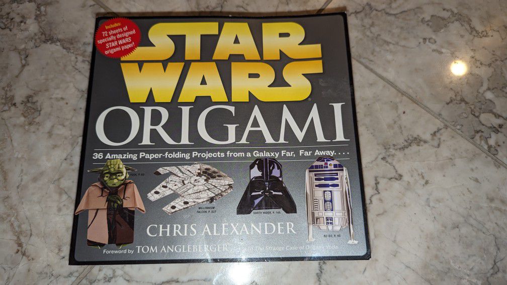 Star Wars Origami Instruction Book With Pages, Good And Complete Condition

Discover the fascinating world of Star Wars Origami with this amazing inst