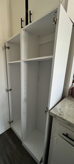 Pantry (2) Cabinets White