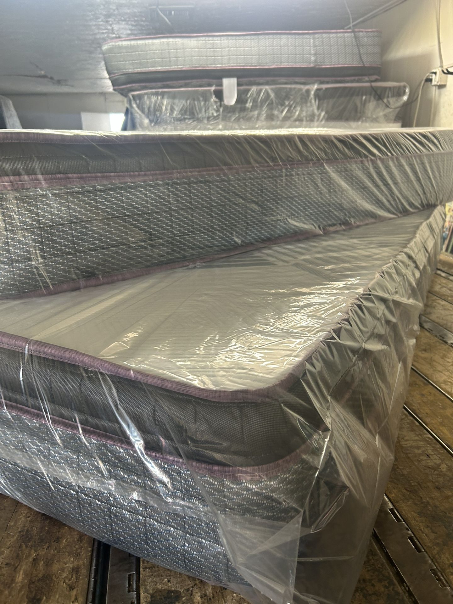 Brand New Queen Bed And Box Spring Same Day Deliver Mattresses & Box springs