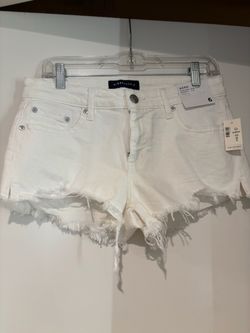 Aeropostale White Denim Cut-Off Shorts Size 6