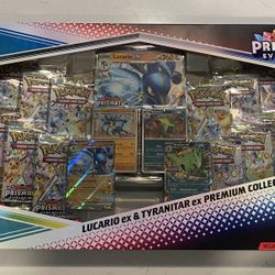 Lucario Tyranitar Box Prismatic Evolution Pokemon