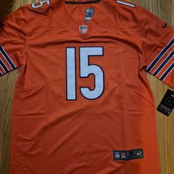 NFL Chicago Bears embroidered ball suit 15# Odunze