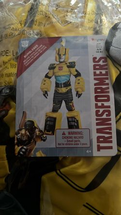 Transformers Kids Costume Size 4-6