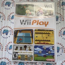 Wii Play Nintendo Wii Video game CIB Complete in Box
