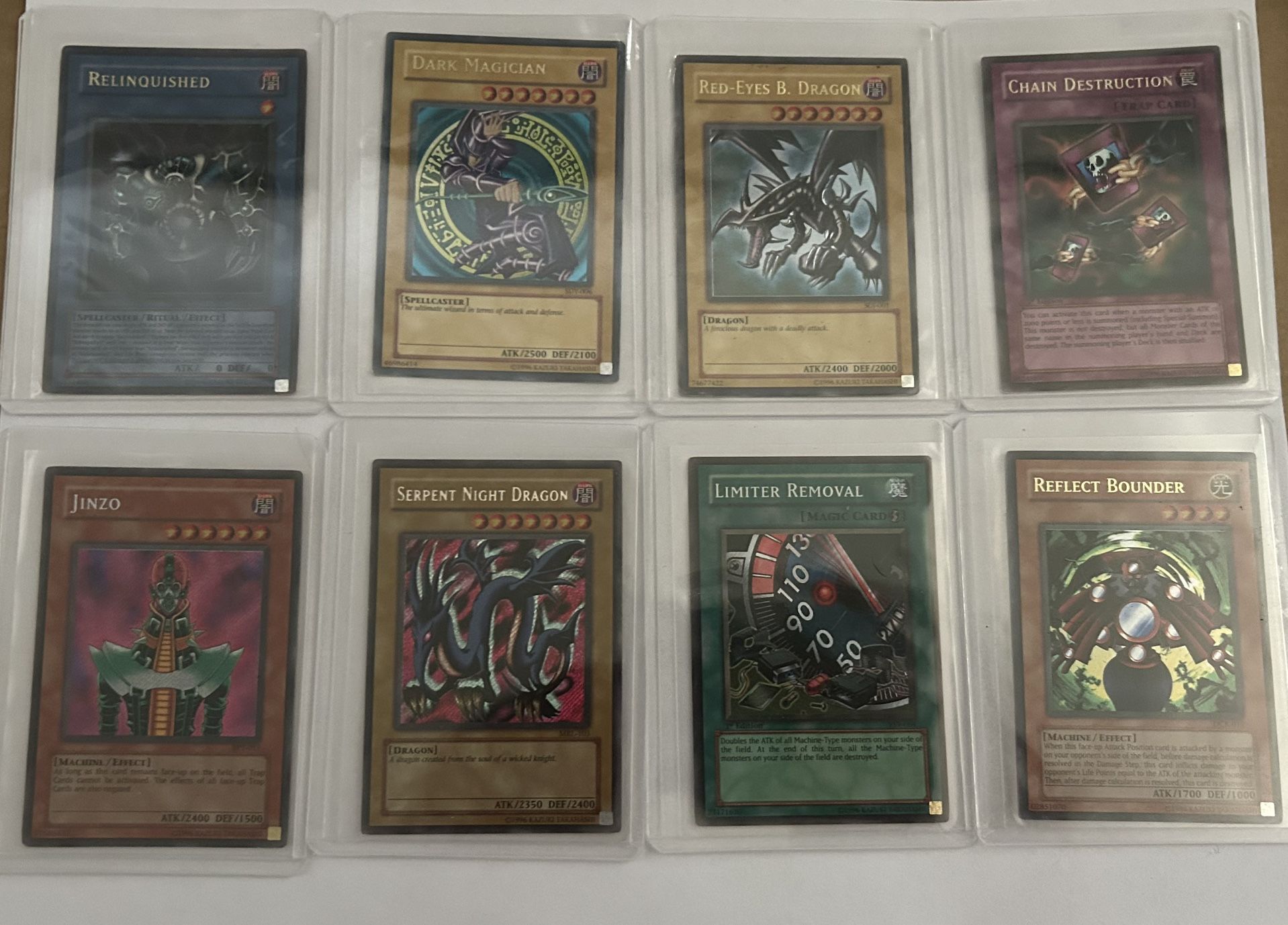 Lot Of Vintage Yu Gi Oh Cards