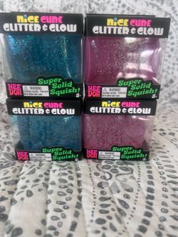 Needoh nice cube glitter and glow