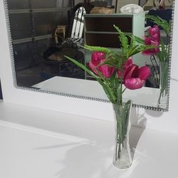 Beautiful Vintage Farmhouse Dresser With Mirror Solid Wood Perfect Cond. 