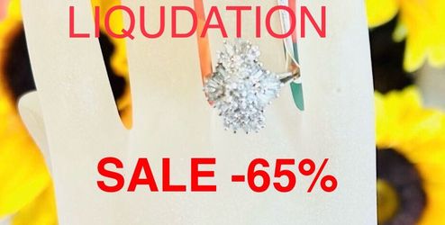 Diamond Ring 2 CARATS Natural Diamonds Ring 💍 💎 💝 LIQUIDATION SALE-65% APPRAISAL IS FROM WHEN GOLD WAS $2000 NOW ITS OVER $4000 See Appraisal
