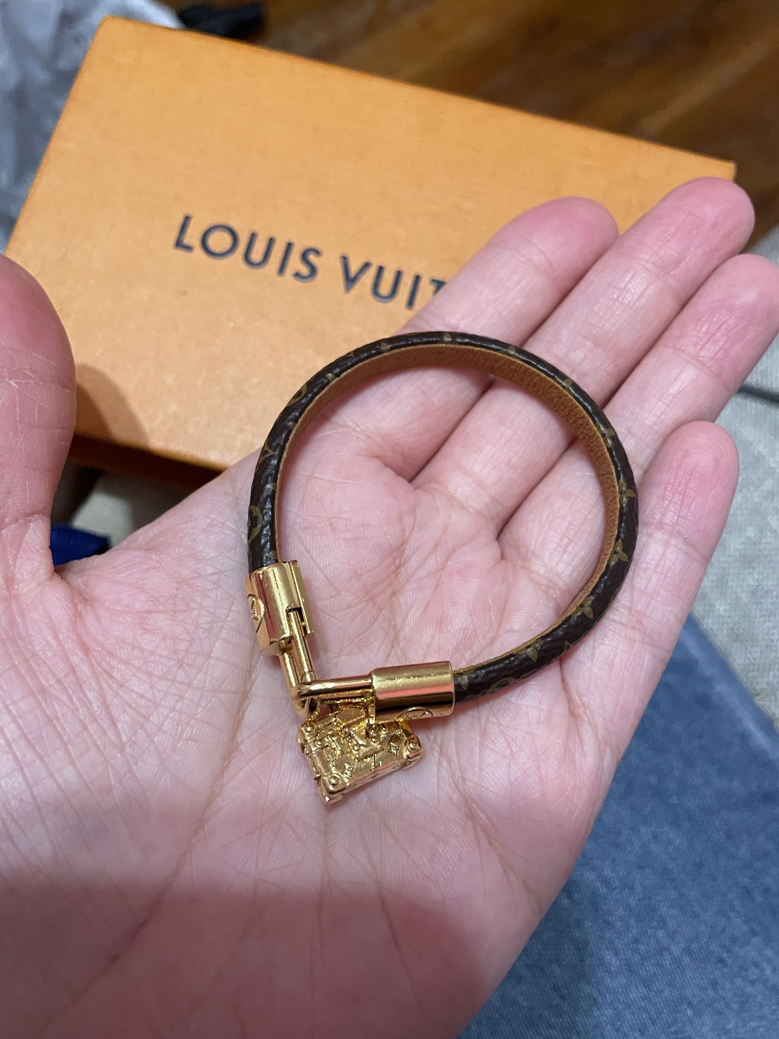 Louis Vuitton Brown Keep it Twice Petite Malle Charm Bracelet