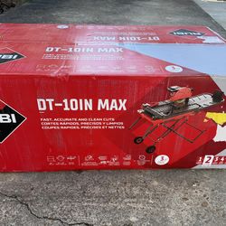 New Rubi 10in Table Tile Saw With Stand.