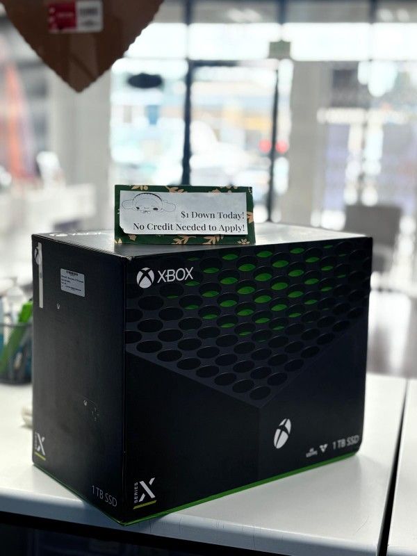 Microsoft Xbox Series X 1TB New - Pay $1 To Take It Home Today and pay the rest later.