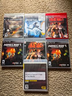 A lot of 7 Playstation 3 games