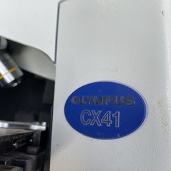 Olympus Cx41 Microscope With Pelican Case 