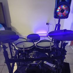 Donner Electric Drums & Speakers 