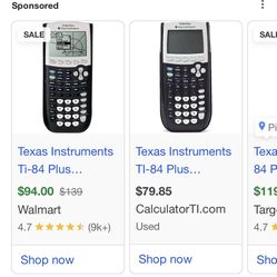 TI- 84 Plus Calculator  