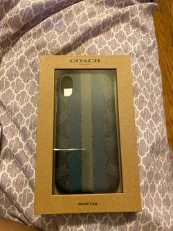 Coach iPhone X and XS case