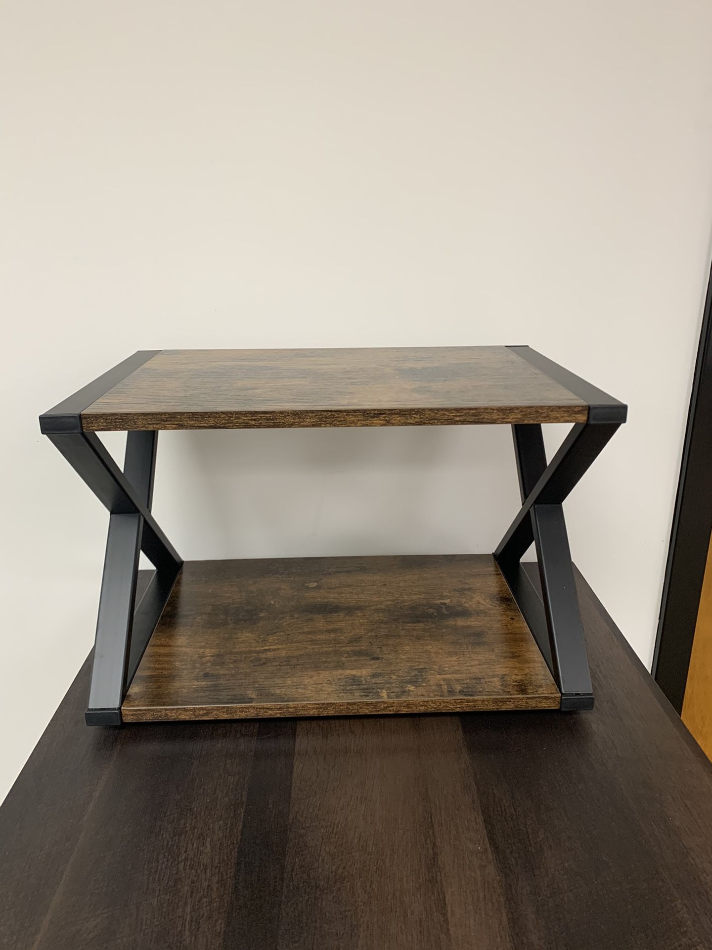 Sturdy Wood Printer Stand For Home & Office, Brown.