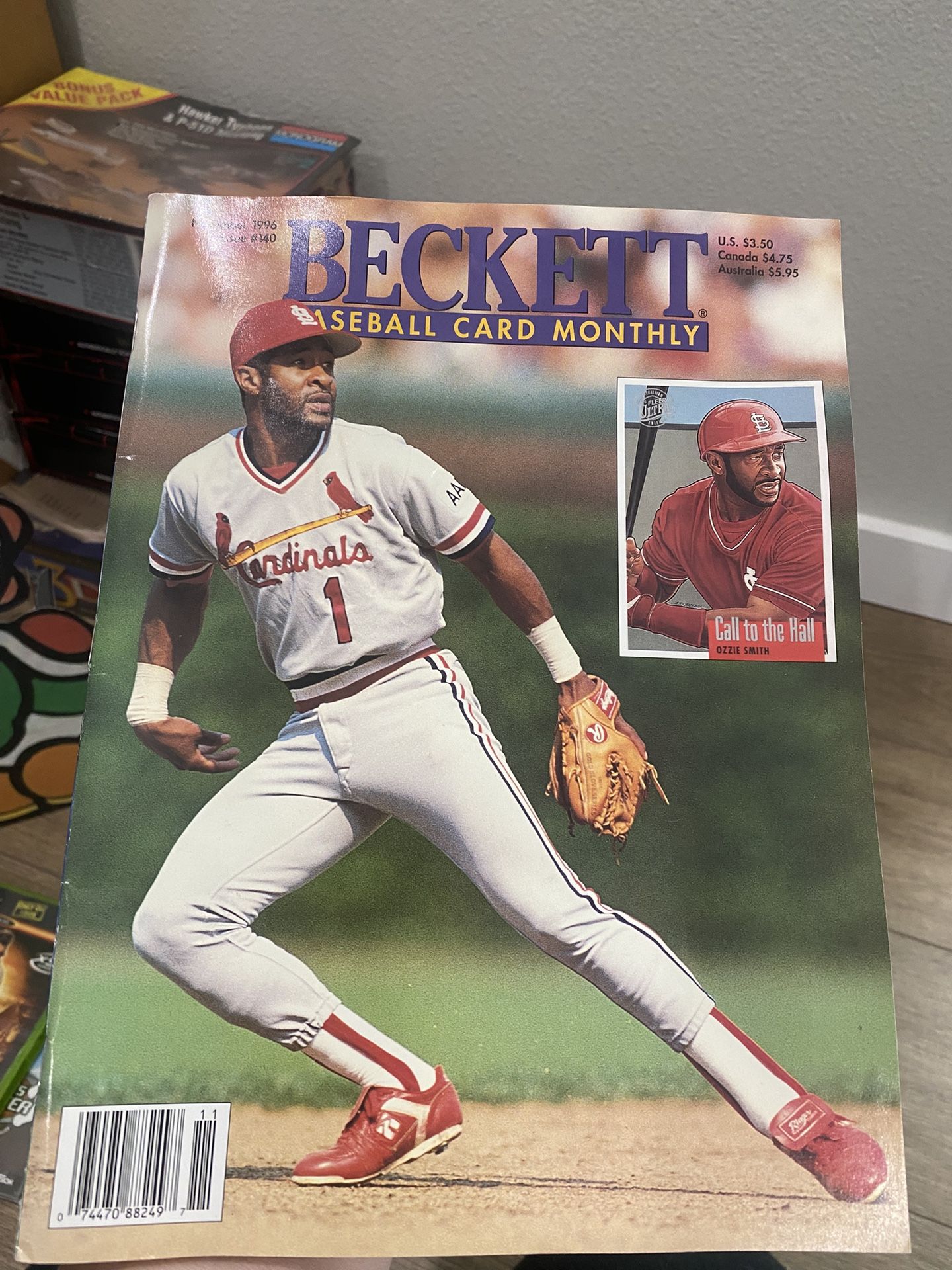 Beckett Baseball Card Monthly 1996