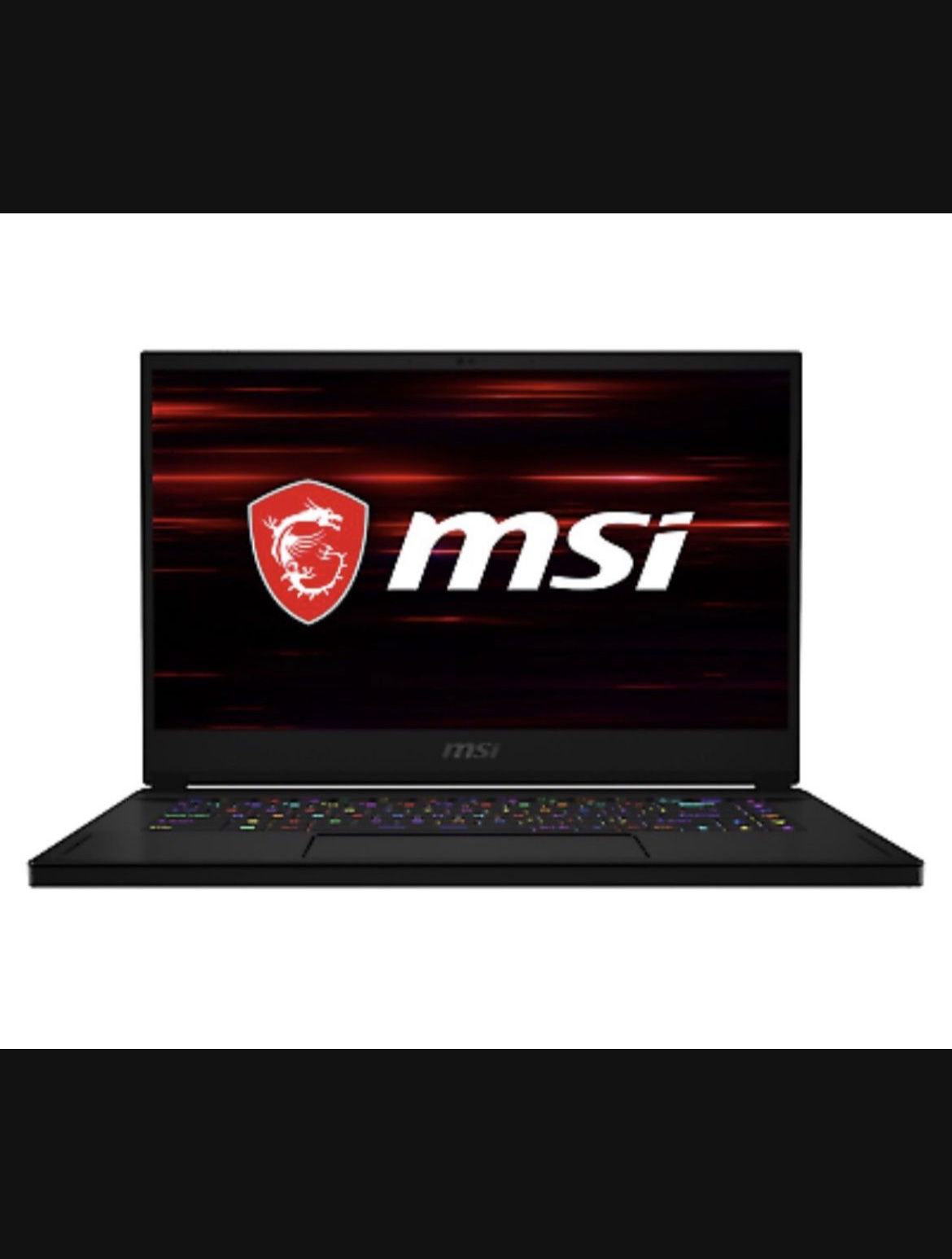 NEW sealed MSI Gaming Laptop GE66 10SFS 15.6"- Intel Core i7 - 32GB Memory - NVIDIA GeForce RTX 2070 SUPER - 1TB SSD - Titanium Blue-Black