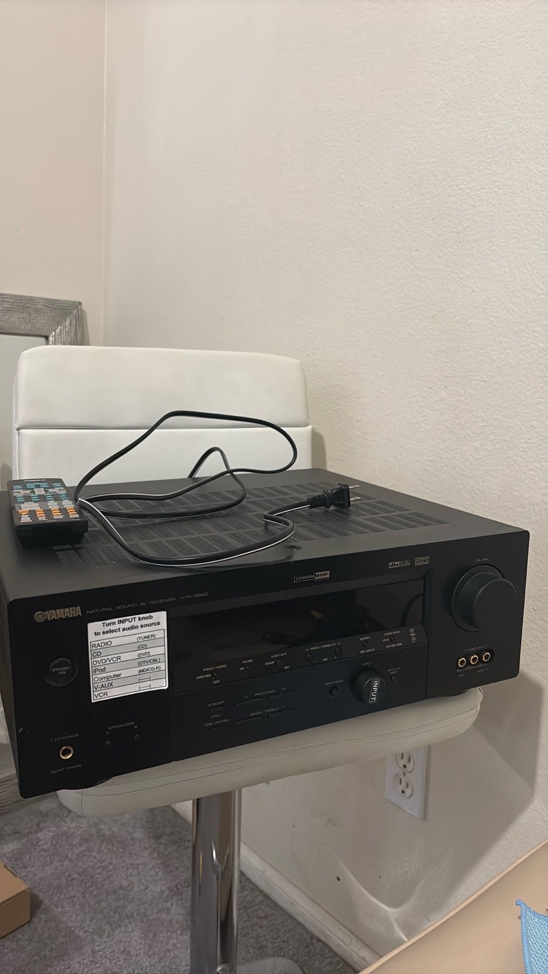 Yamaha Natural Sound receiver HTR-5840
