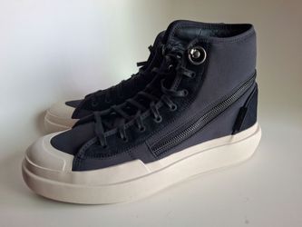 Y-3 Notoma High Top Sneakers Black Off-White Unisex Size 12