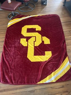 USC Official Extra Large Plush Throw Blankets