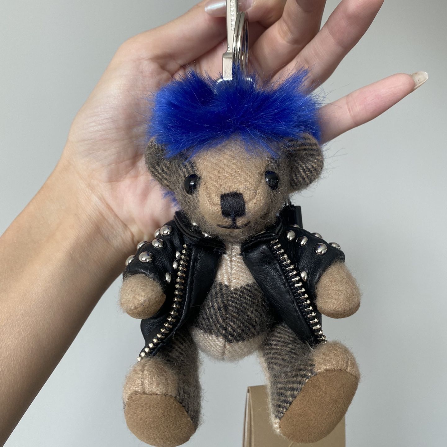 Burberry bear keychain outlet sale