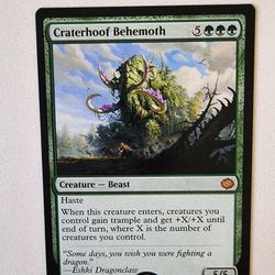 MTG  Craterhoof Behemoth 0138