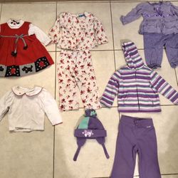 Beautiful Christmas & Winter sets for baby girl (size 24 m)