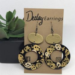 Unique Polymer Clay Earrings 