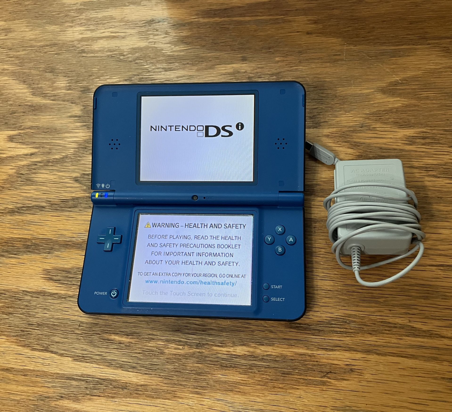 Nintendo DSi XL video game console system Midnight Blue Handheld boy plays DS