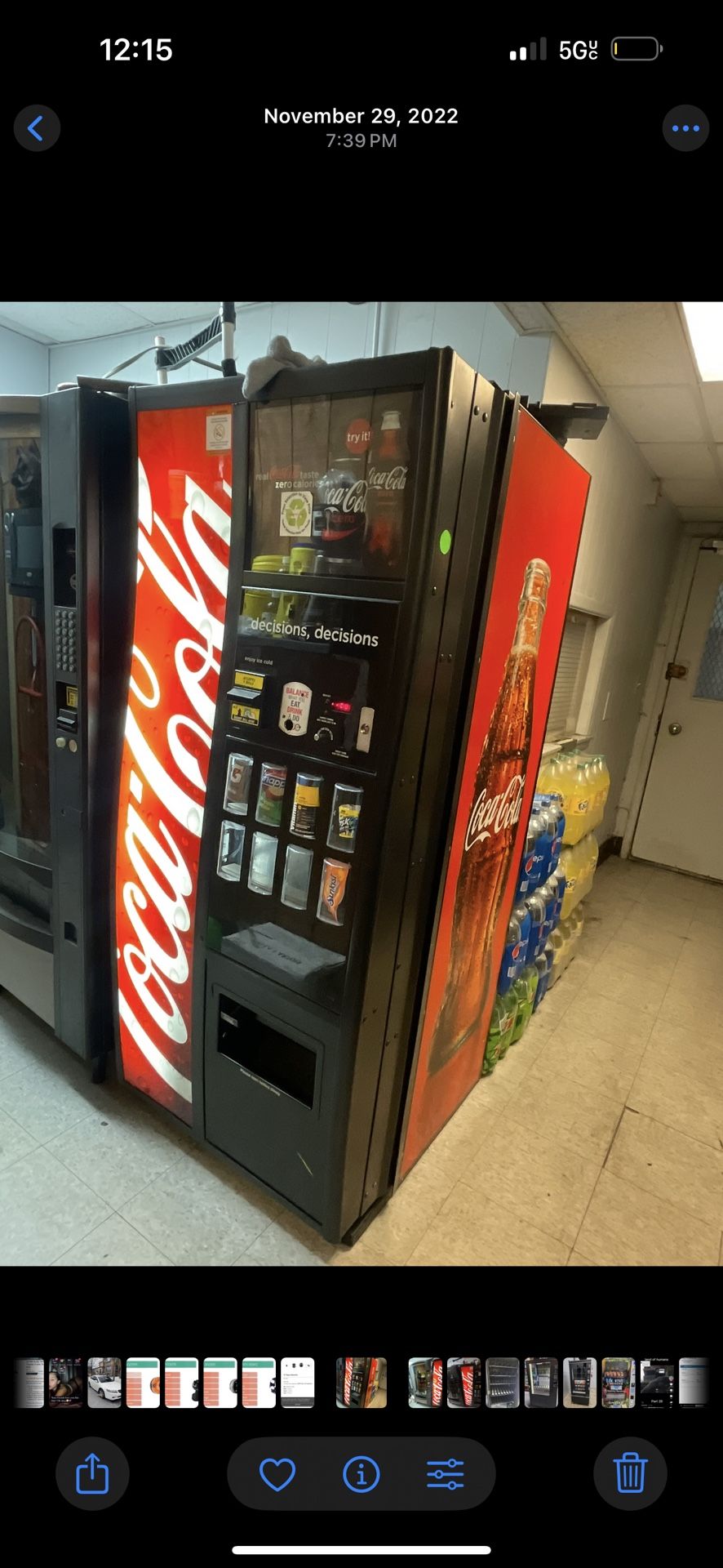 vending machine used