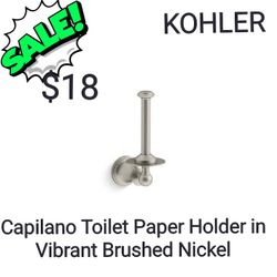 KOHLER

Capilano Toilet Paper Holder in Vibrant Brushed Nickel

