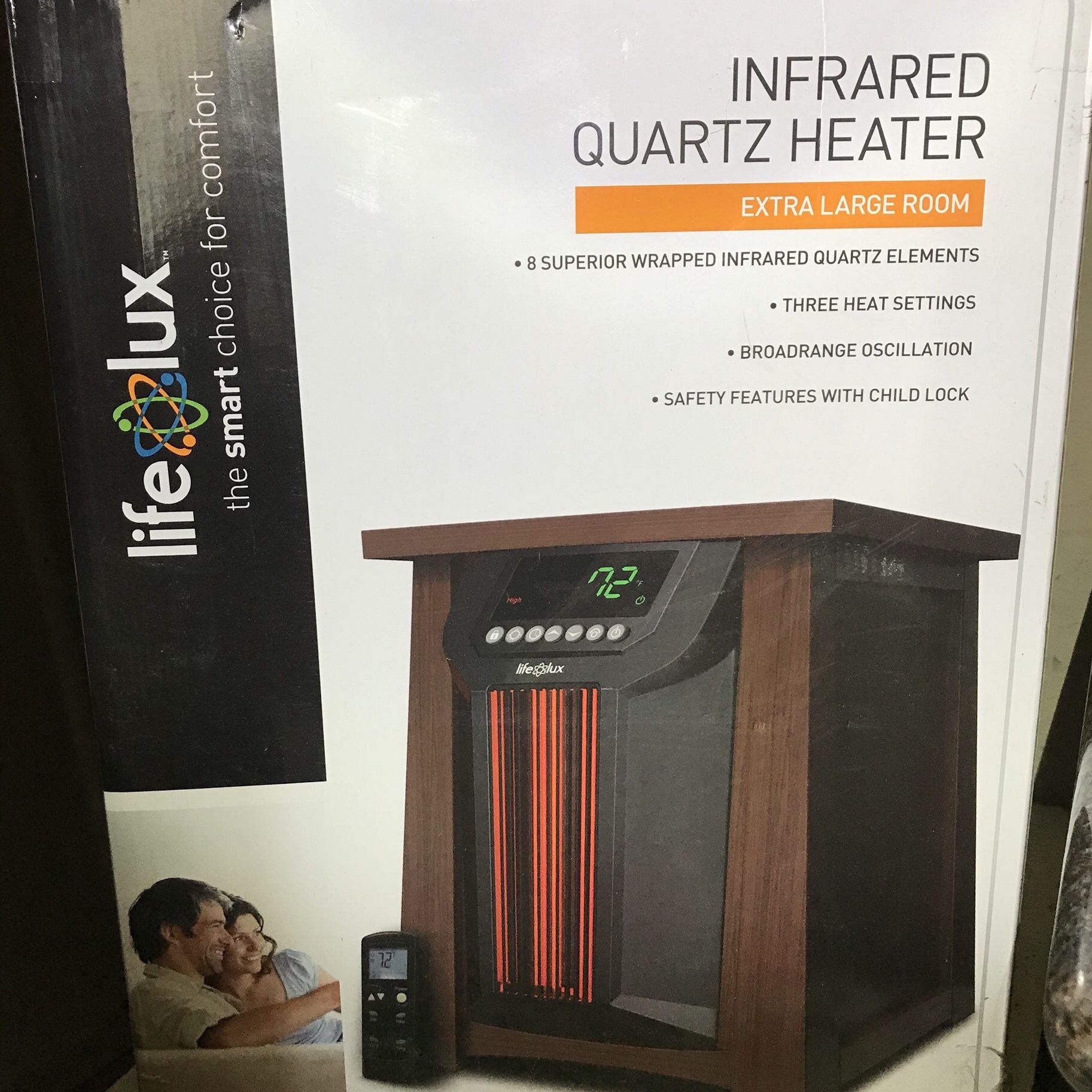 LifeSmart Lifelux Infrared Heater for Sale in San Jose, CA - OfferUp