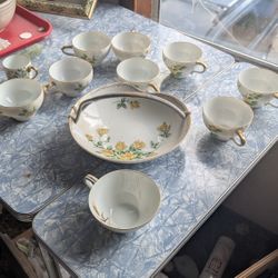 Vintage China Tea Cup Set 