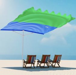 Portable Beach Shade Tent.Wind-Driven