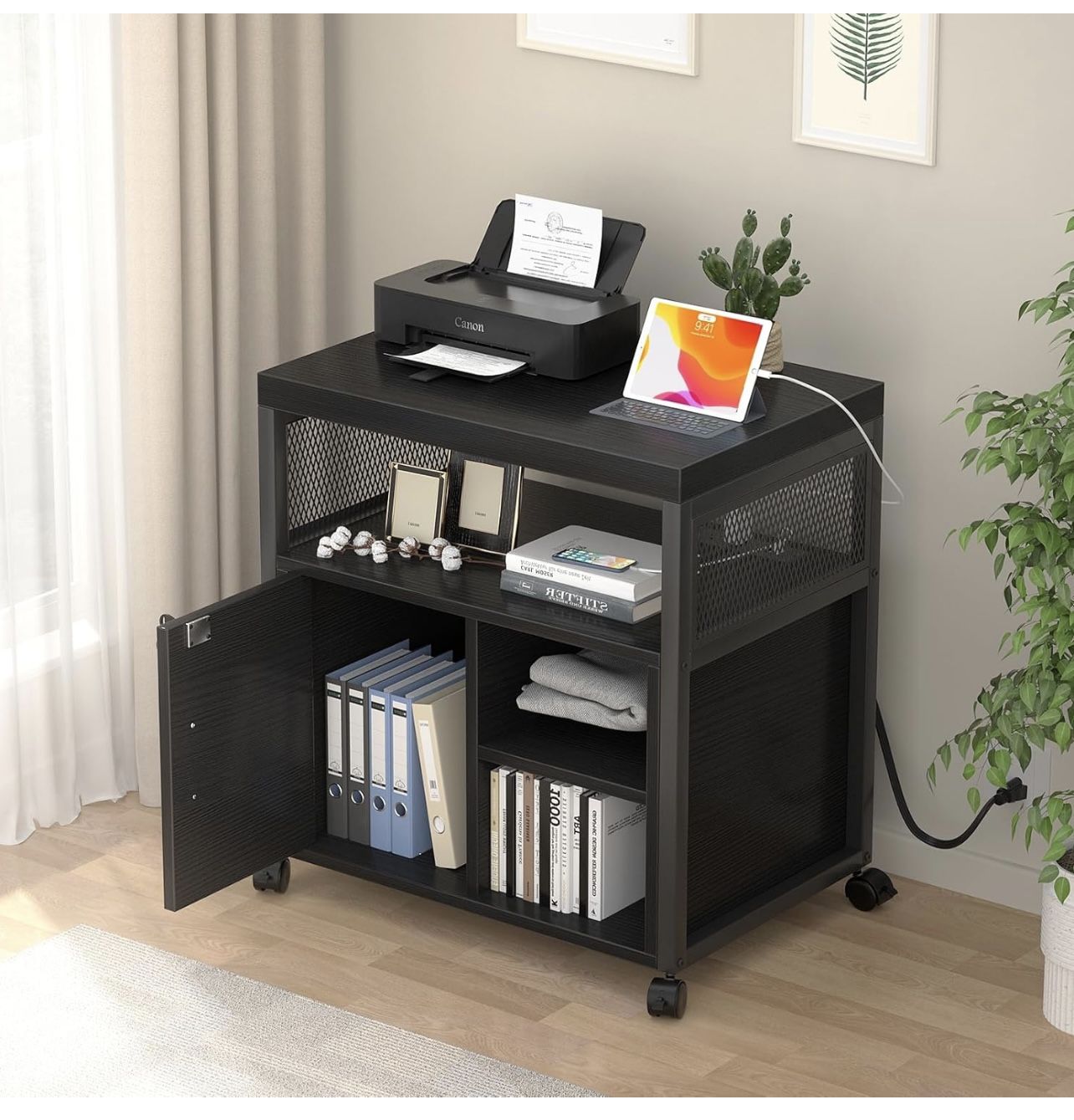 File Cabinet W/ Lock And plugging