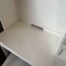 Used 3 Pieces, Desk, Hutch, And Chair 