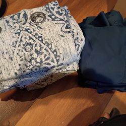Two Different Sets Of Curtains