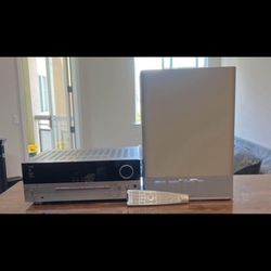 Home Stereo Receiver Harman kardon And Subwoofer 