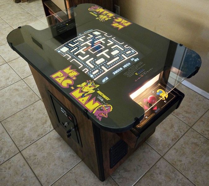 Ms. Pac-Man Cocktail Arcade Machine