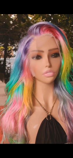 22" Tropical mermaid inspire lace Wig