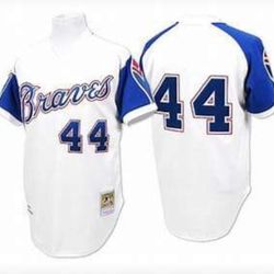 Hank Aaron Mitchell and Ness Jersey