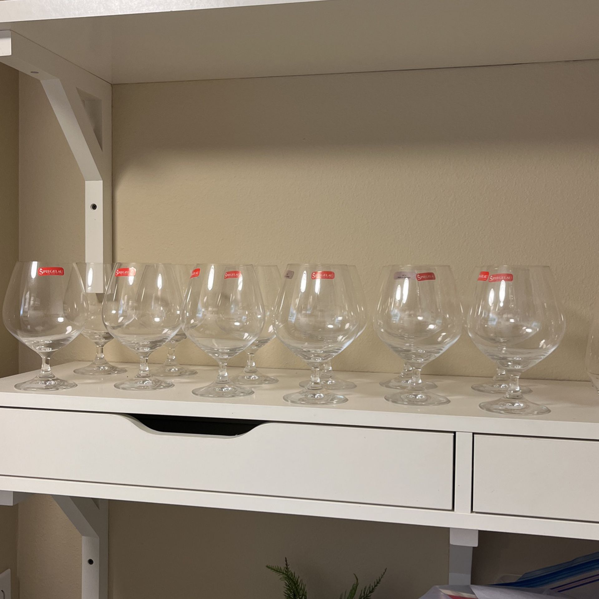 New Crystal Cognac Large Wine Glasses Spiegelau German Goblet 
