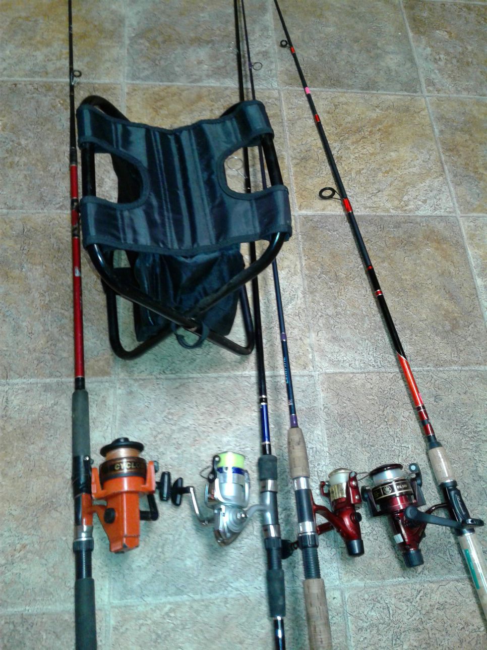 Fishing Rods + sitter