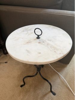 Marble side table
